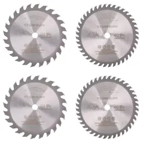 Ceeda 445055945945 4pack 4-1/2 Inch Compact Circular Saw Blade Set 4-1/2in Tct Assorted