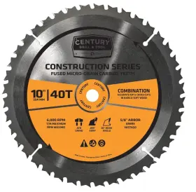 Century Drill & Tool 081838102135 10213 Construction Circular Saw Blade 12 Inch 40t