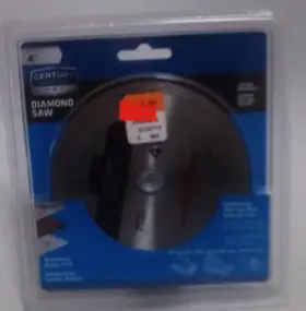 75456 Century Drill & Tools And Tool Diamond Saw 4 Inch #