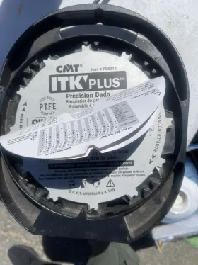 230.524.08 Cmt Ytk Plus 8 Inch Dado Blade Set 24 Teeth Ftg Atb Grind