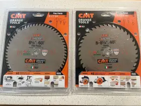 253.060.08 Cmt Itk Xtreme Orange Chrome 8- 1/2 Inch And 1/4 Blade 60 /40 Tooth Atb Set
