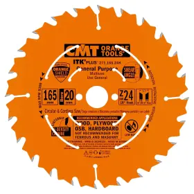 271.165.24h Cmt Itk Plus Track Saw Blade 165mm 24 Teeth 20mm Arbor Atb
