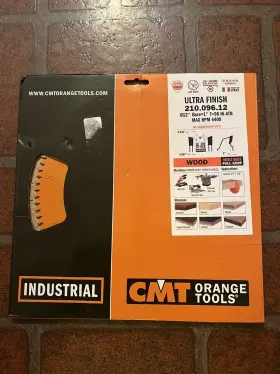 210.096.12 Cmt 285.672.12 Orange Chrome 12 Inch Blade For Wood Ultra Finish