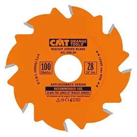 241.008.04 Cmt 664252006373 Biscuit Joiner Blade 4-inch Diameter X 8 Teeth Ptfe-coated