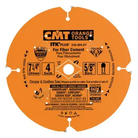 236.004.07 Cmt 664252018055 Itk Plus Diamond Saw Blade For Fiber Cement Products 7-1/4- Inch