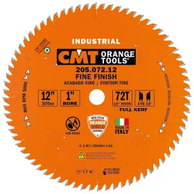 205.072.12 Cmt 664252035281 Industrial Cut-off Atb Saw Blade With 12-inch By 72 Teeth And 1- Inch