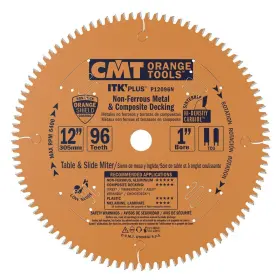 P12096n Cmt 664252040049 1 Inch Bore Itk Plus Non-ferrous Metal 12 X 96 Teeth