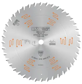 285.640.10 Cmt 664252048069 Orange Chrome General Purpose Blade 10 X T40 Hiatbd 254mm T 50 B