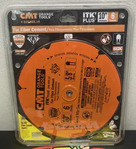 236.006.10 Cmt Orange Tools Itk Plus 10 Inch Fiber Cement Table Miter Saw Blade