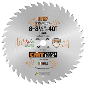 251.040.08 Cmt Orange Tools B000p4jpiy Itk Finish Blade 8-1/4 Inch 40t Thin Kerf Saw