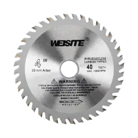 Cocud 744759483232 Circular Saw Blade 4 Inch Outer Dia 40 Teeth 5/8 Arbor Wood Tungsten Carbide Tipp