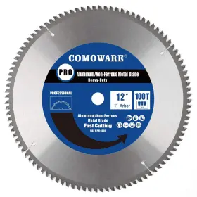 Comoware 313027238258 Circular Miter Saw Blade - 12-inch 100 Tooth Tcg Metal 1 Inc