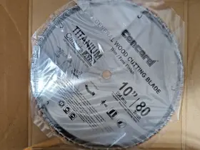 B001ib1duq Concord 10 Inch 80 Teeth Titanium Carbide Atb Wood Cutting Blade 5/8 Arbor