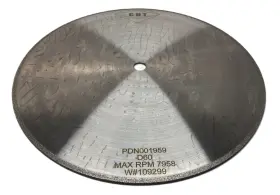 Pdn001959 Continental Diamond Tool Cdt 12 X .095 0.625 Inch D60 Plated Square Edge Cutting Wheel Nos