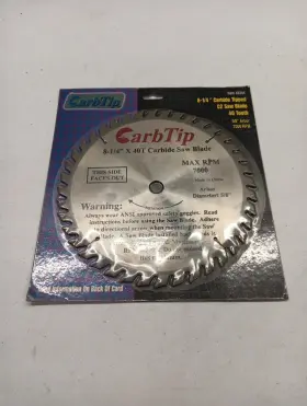 43204 Crabtip 8-1/4 Inch Carbine Tipped C2 Saw Blade 40 Tooth New
