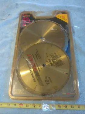 29263 Craftsman Sears Saw Blade 2 Pack 10 Inch Made In Usa