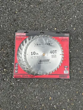 29283 Craftsman Dyanite Carbide 10 Inch X 40 28 Tooth Circular Saw Blade