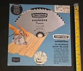 32383 Craftsman Sears Vintage Kromedge Flooring Circular Saw Blade 6.5 Inch New