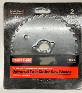 32556 Craftsman N.o.s. 5 Inch Twin Universal Cutter Saw Blades 32 Tooth Carbide