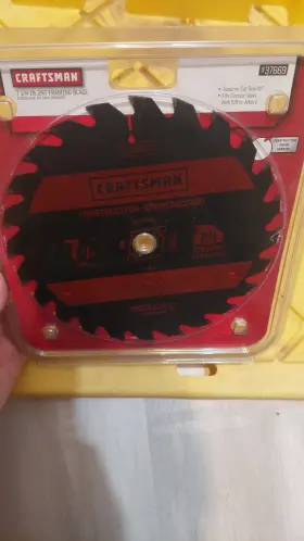 Craftsman 37669 7 1/4 Inch Framing Circular Saw Blade Home Improvement Repair Diy
