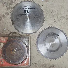 Craftsman 532177 10 In Circular Saw Blade 5/8 Arbor Steel Wood 3 Pack