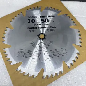 720-32037 Craftsman Sears Carbide Tipped Master Combination Blade 10 Inch 50 Tooth. 720 32037