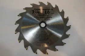 720-32518 Craftsman N.o.s 7&1/4 X 18 Tooth Carbide Tip Circular Saw Blade Made In Usa