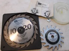 720-32531 Craftsman Lot-2 9-3263 Carbide Tipped Dado And 10 Inch Combination Saw Blade