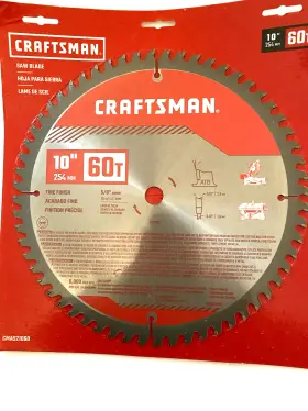 Craftsman 885911565349 10inch 60 Tooth 254mm Circular Saw Blade
