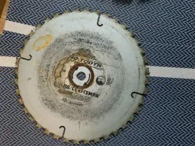 9-17312 Craftsman 10 In 40 Tooth Steel Circular Saw Blade For Wood Model