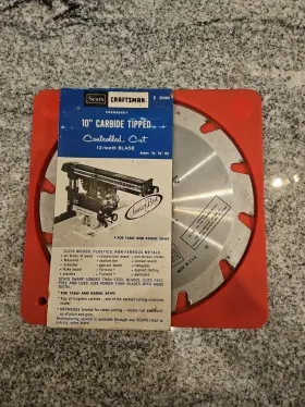 9-32468 Craftsman Vintage Kromedge Carbide Tipped Safe-saw - 10 Inch 12 Tooth