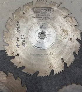 9-32626 Craftsman Kromedge Circular Saw Blade Chrome Nickel-molybdenum Steel