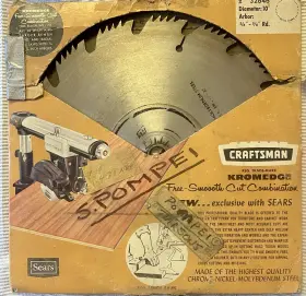 9-32646 Craftsman Kromedge 10 Inch Bench Saw Blade Free Smooth Cut Combination