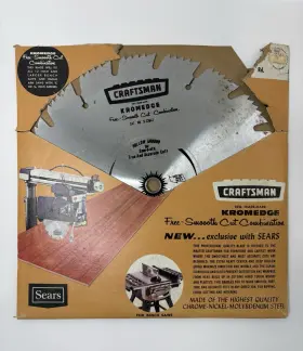 9-32647 Craftsman Sears Kromedge Smooth Cut 12 Inch Radial Arm Table Saw Blade New