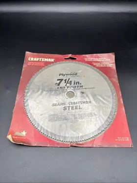 932140 Craftsman Sears Plywood Circular Saw Blade 7-1/4 Inch 150 Tooth Fits 5/8 Arbor