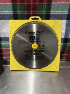 932194 Craftsman Cross Cut Saw Blade 10 In 104 Teeth Circular