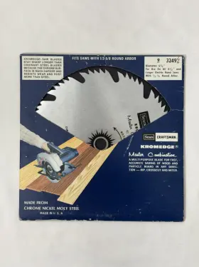Craftsman 932492 Vintage Sears 6-1/2 Inch Master Combination Saw Blade And Unopend Sleeve Nos
