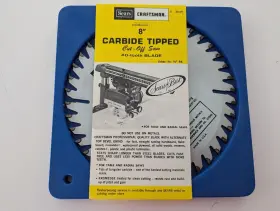 9-32559 Craftsman 932559 Nos Sears 8 Inch Carbide Tipped Cut Off Saw Blade 40 Tooth