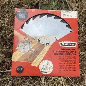 932663 Craftsman Vintage Sears 6 1/2 Kromedge Circular Saw Blade 24teeth 32663