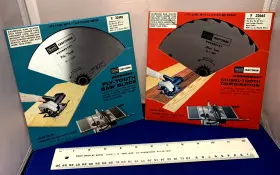 932665 Craftsman Lot Of 2 Sears Kromedge 7.5 Inch Saw Blades 32665 And 32449 Ply&chisel Tooth