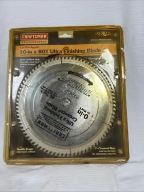 932807 Craftsman Unopened Nib 10-inch 80-tooth Carbide-tipped General-ultra Finishing