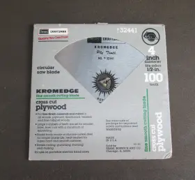 93441 Craftsman Sears Circular Saw Blade 4 Inch 100 Tooth Kromedge New In Package