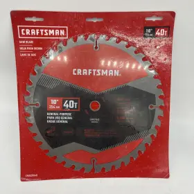 Cmas21040 Craftsman General Purpose 10 Inch 40t 5/8 Arbor Circular Saw Blade
