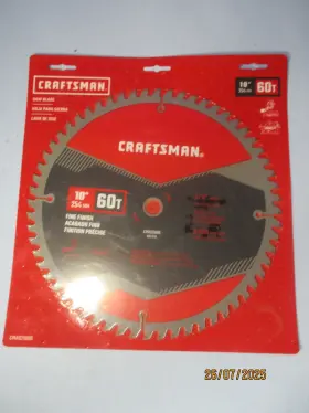 Cmas21060 Craftsman 10 Inch Table Saw Blade 60t Carbide Tipped Finished