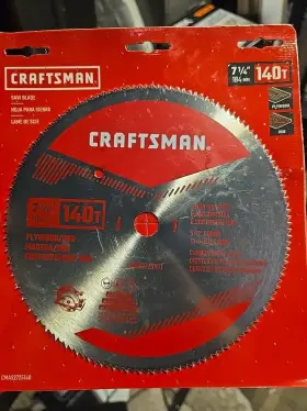 Cmas2725140 Craftsman 7-1/4 Inch Dia. X 5/8 Plywood Circular Saw Blade Carbon Steel 140 T