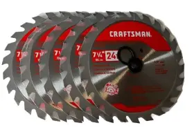 Cmas272524 Craftsman Circular Saw Blade 7-1/4 Inch 24 Teeth