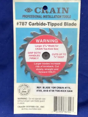 Crain 734995787003 New Genuine #787 Carbide-tipped Blade