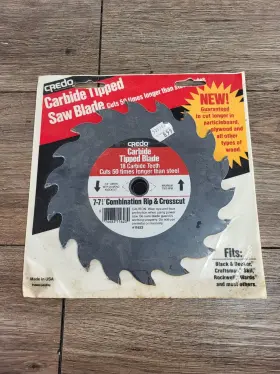 Credo 076683116239 Circular Saw Blade Carbide Tipped 7 1/4 Inch Usa