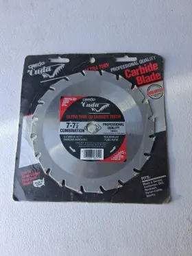 18451 Credo Cuda Circular Saw Blade 7 Inch Ultra Thin Carbide 20 Tooth - Swanky Barn