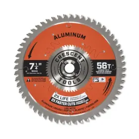 Csbak-756 Crescent Apex Circular Saw Blade 7 1/4ftft X 56 Tooth Thick Aluminum